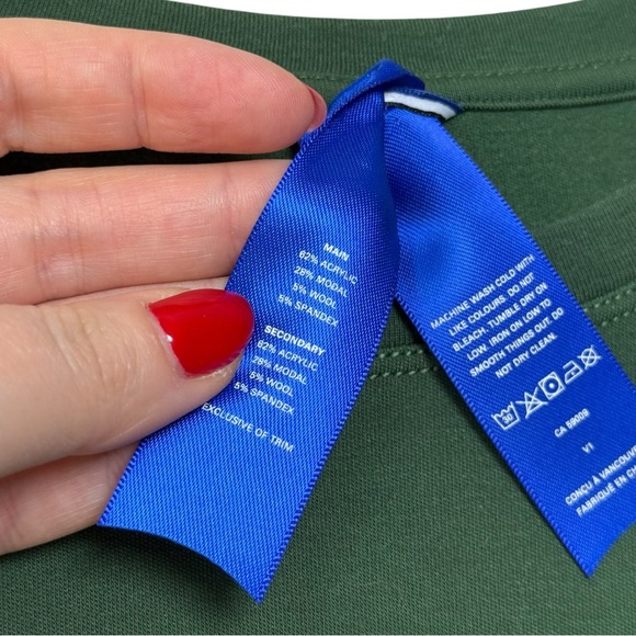 Kit and Ace Long Sleeve Shirt Size Small Green - Picture 4 of 6